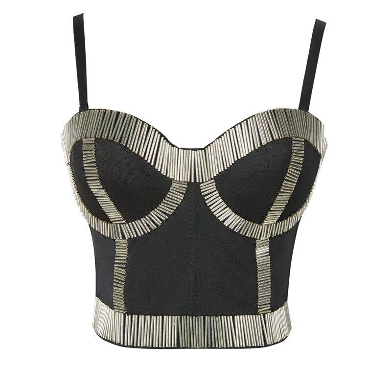 Top Vintage Bustier Stripes - Louise Vintage
