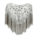 Top Vintage Châle Années 20 Argent - Louise Vintage