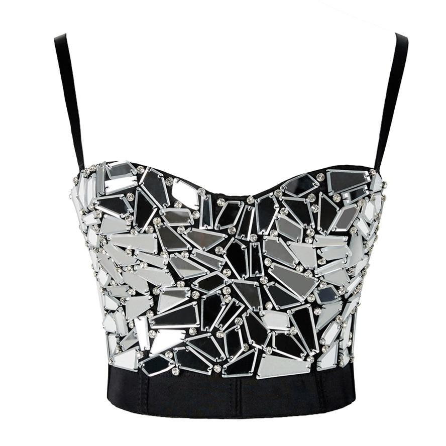 Top Vintage Disco Argent - Louise Vintage
