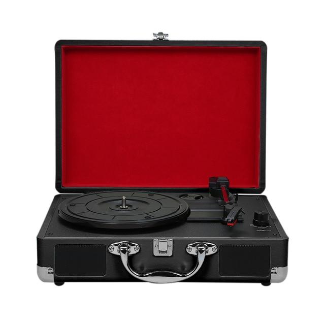 Tourne Disque<br> Vintage Valise Noir - Louise Vintage