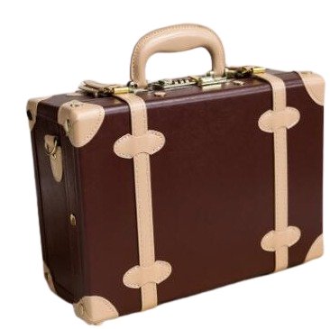 Valise Vintage Cabine Marron Beige - Louise Vintage