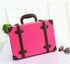 Valise Vintage Cabine Rose Bonbon Marron - Louise Vintage