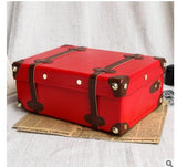 Valise Vintage Cabine Rouge Marron - Louise Vintage