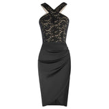 Vintage Robe Année 40 Noire - Louise Vintage