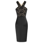Vintage Robe Année 40 Noire - Louise Vintage